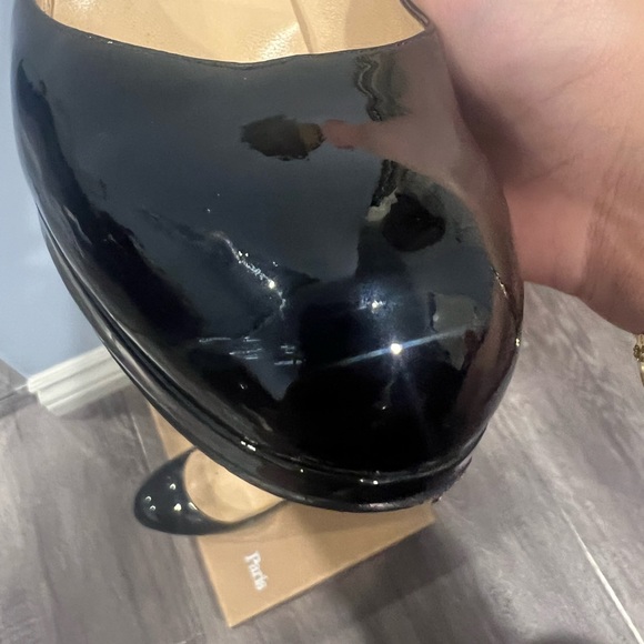 Christian Louboutin New Simple Pump 120 Patent Calf in Black - Picture 8 of 13